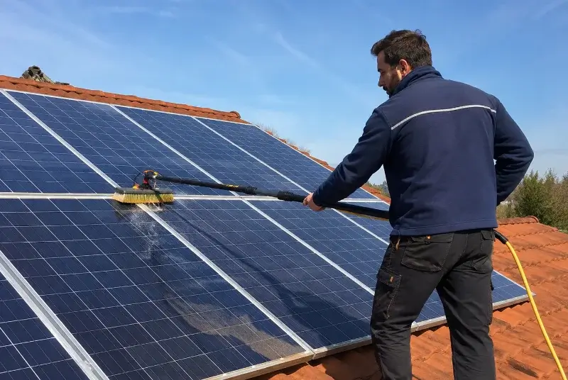 Nettoyage et entretien de panneaux solaires à Saint-Pierre-du-Mont